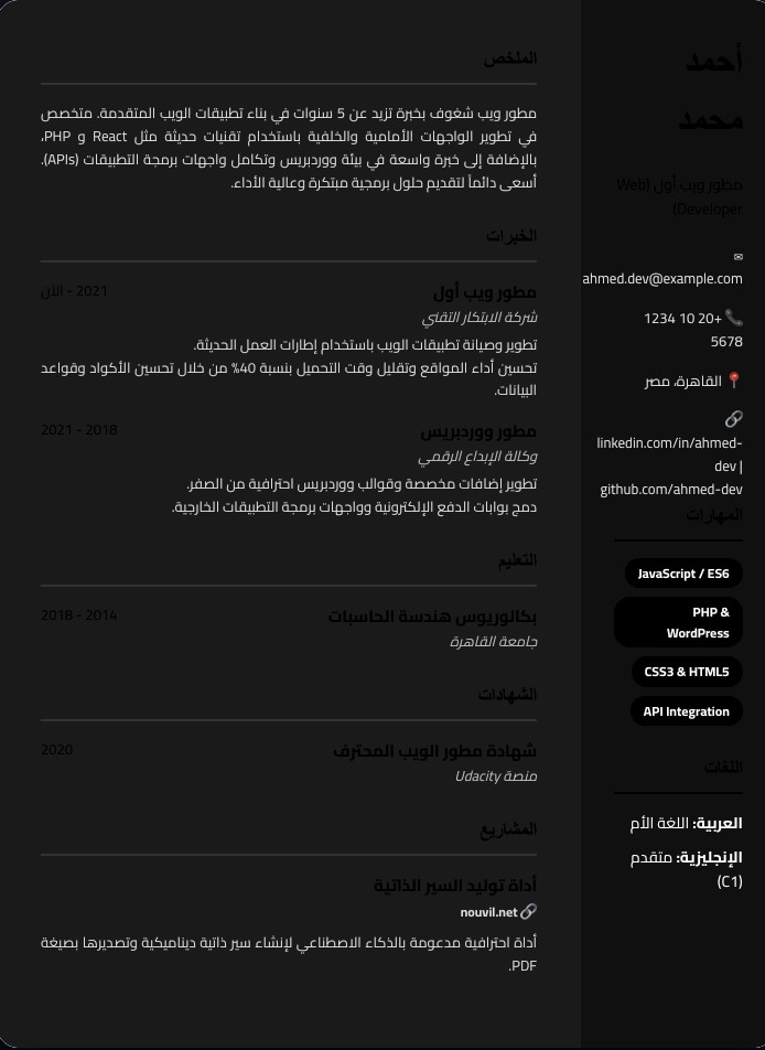 21. التقني الداكن